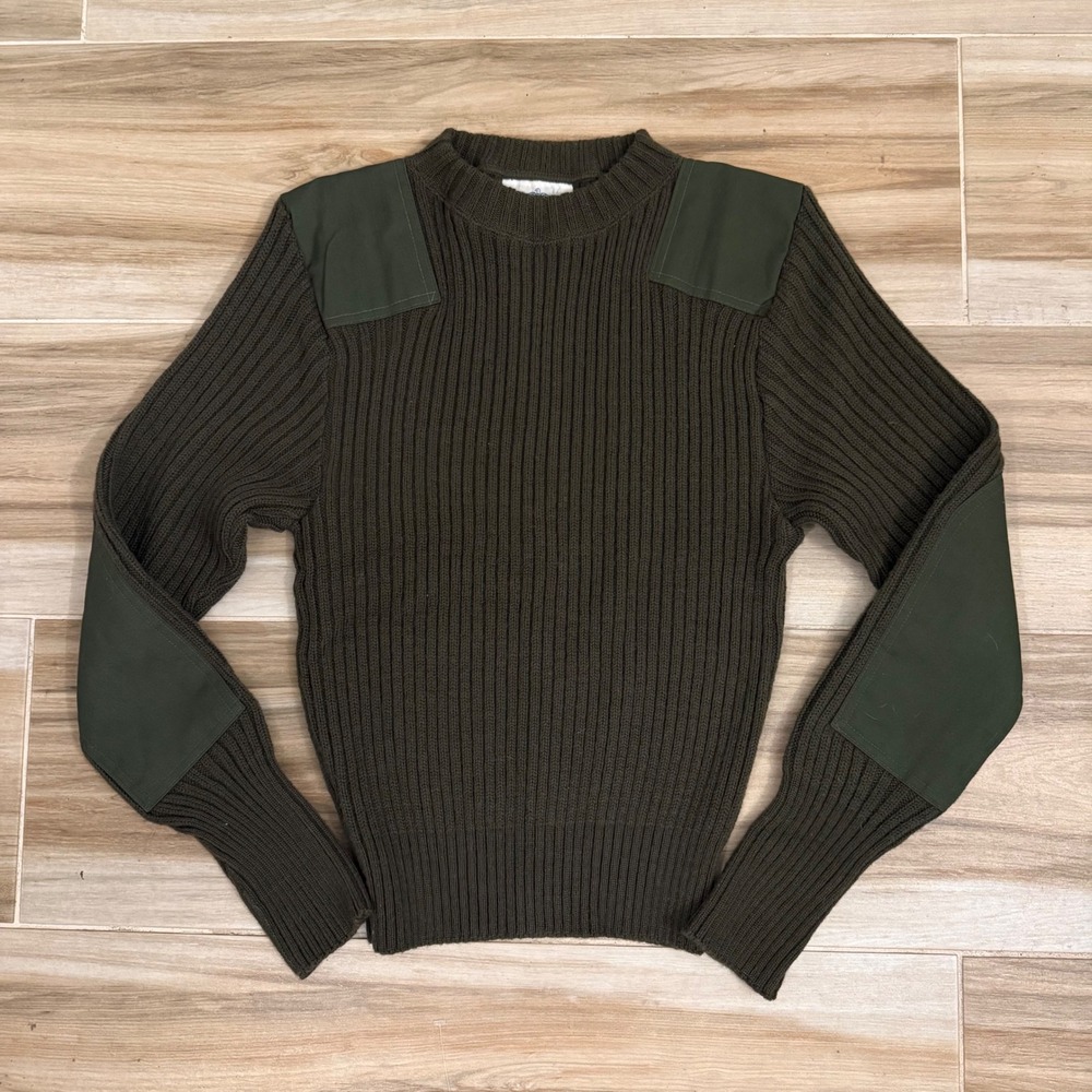 Vintage 1997 US Military DSCP Woolly Pully Commando Sweater - Men's 38 (Small)